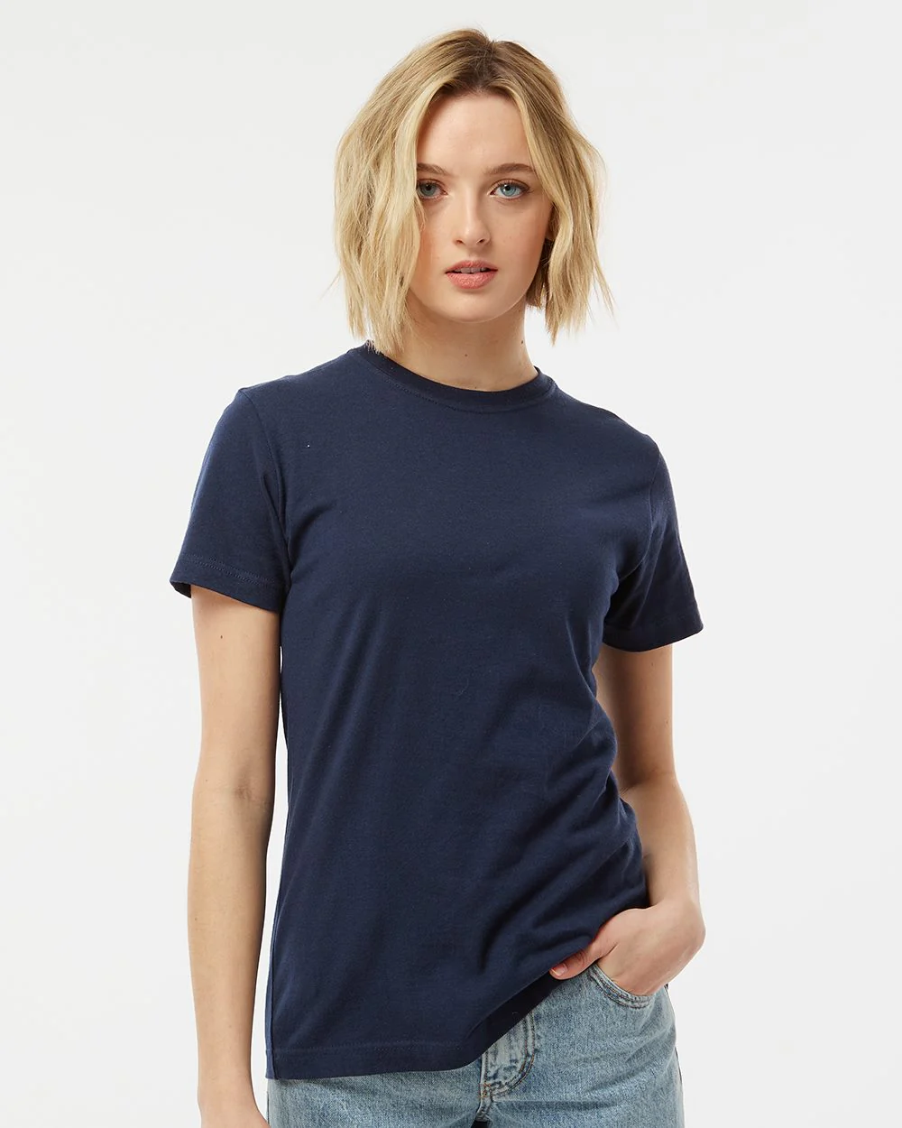 Tultex-216-Women's Fine Jersey Classic Fit T-Shirt - Image 7