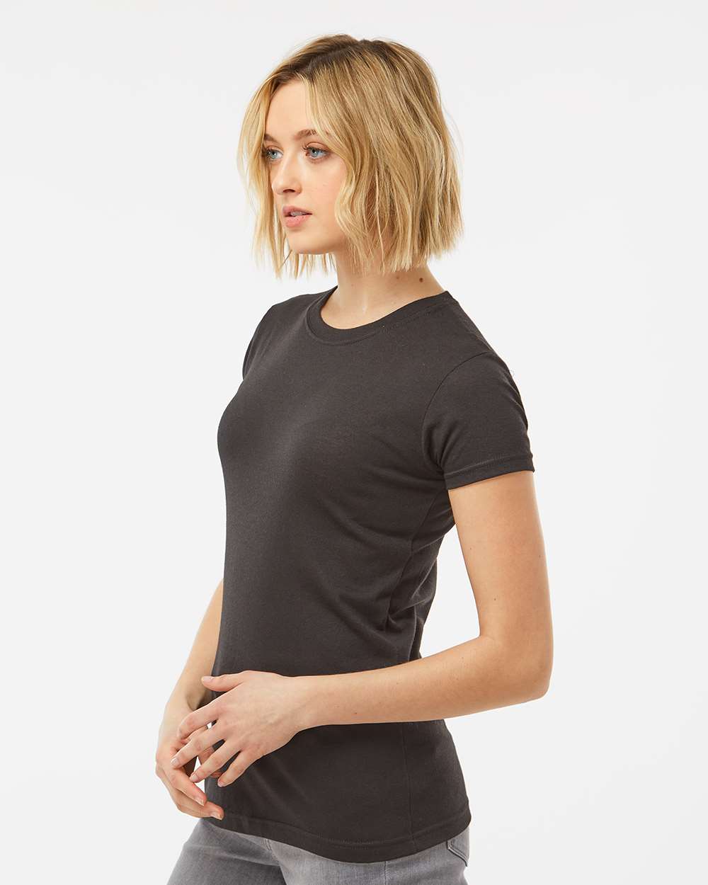 Tultex-240-Women's Poly-Rich T-Shirt - Image 5
