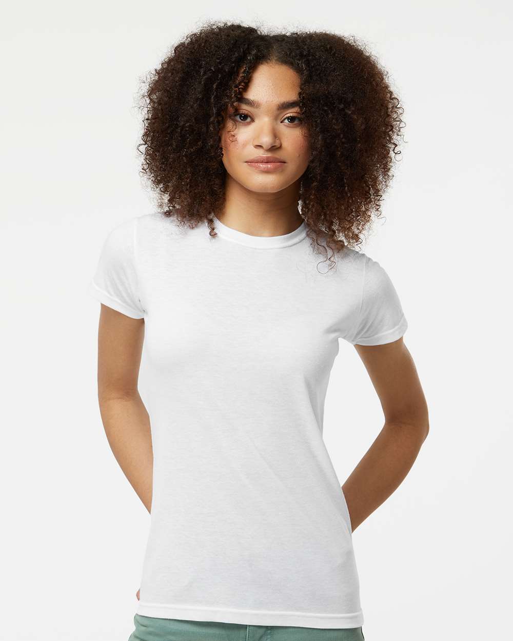 Tultex-240-Women's Poly-Rich T-Shirt - Image 83