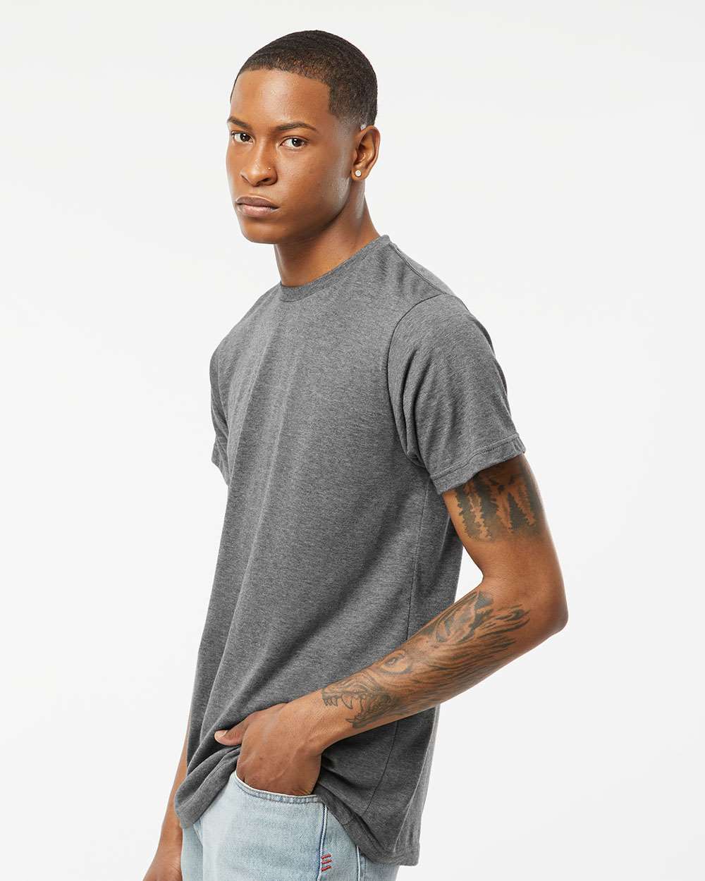 Tultex-241-Poly-Rich T-Shirt - Image 29
