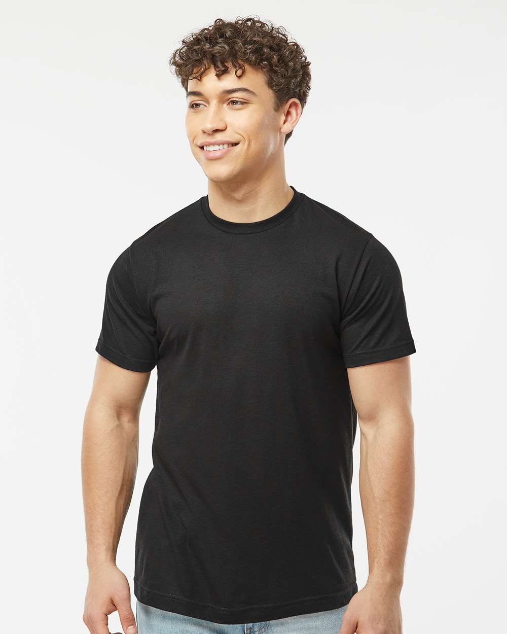 Tultex-241-Poly-Rich T-Shirt - Image 4