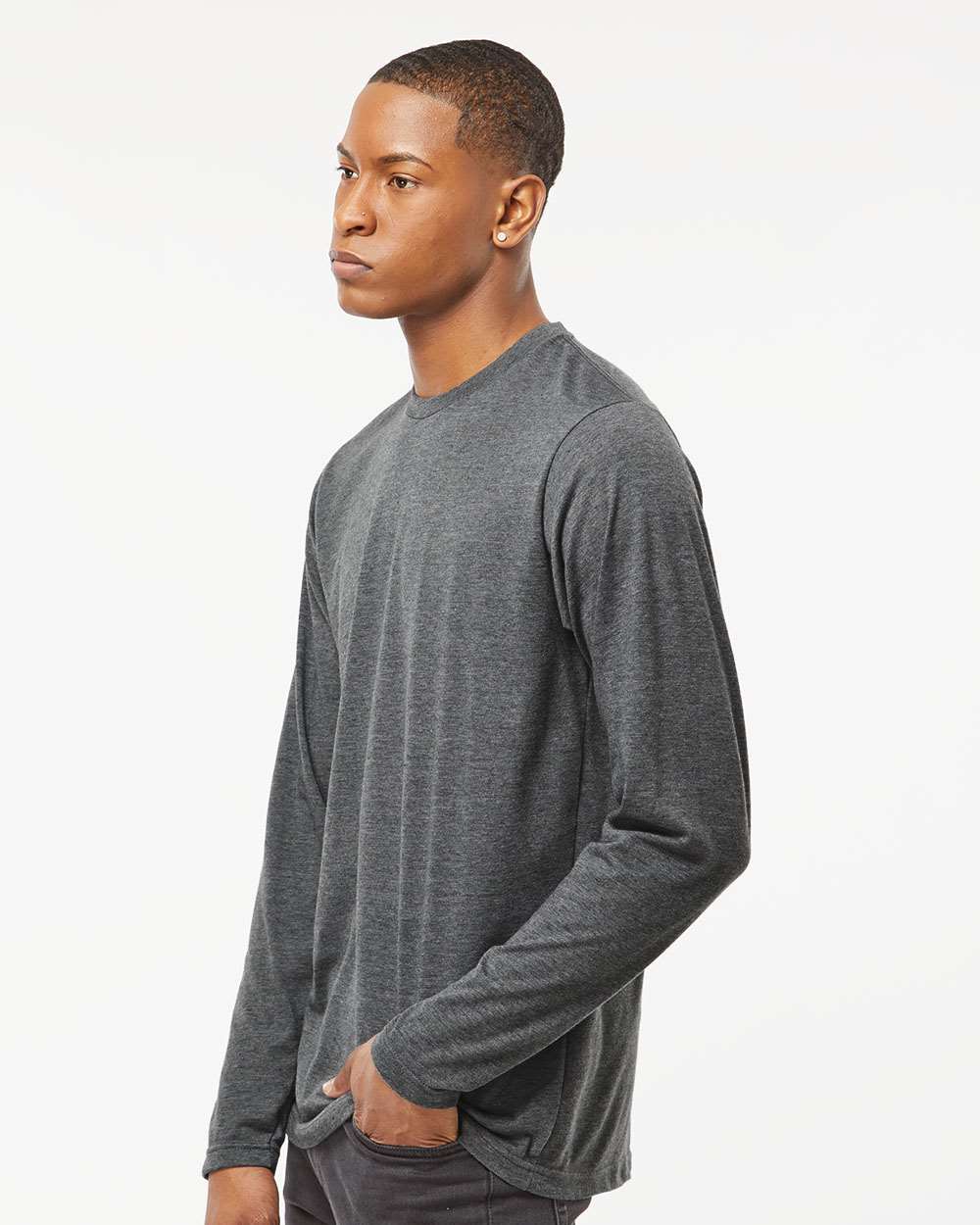 Tultex-242-Poly-Rich Long Sleeve T-Shirt - Image 12