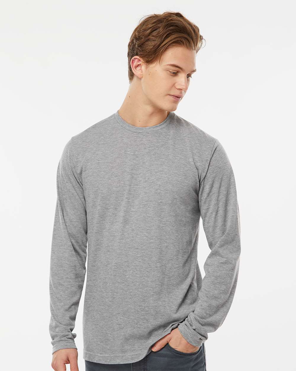 Tultex-242-Poly-Rich Long Sleeve T-Shirt - Image 17