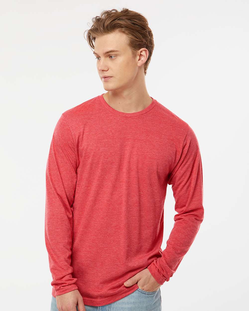 Tultex-242-Poly-Rich Long Sleeve T-Shirt - Image 29