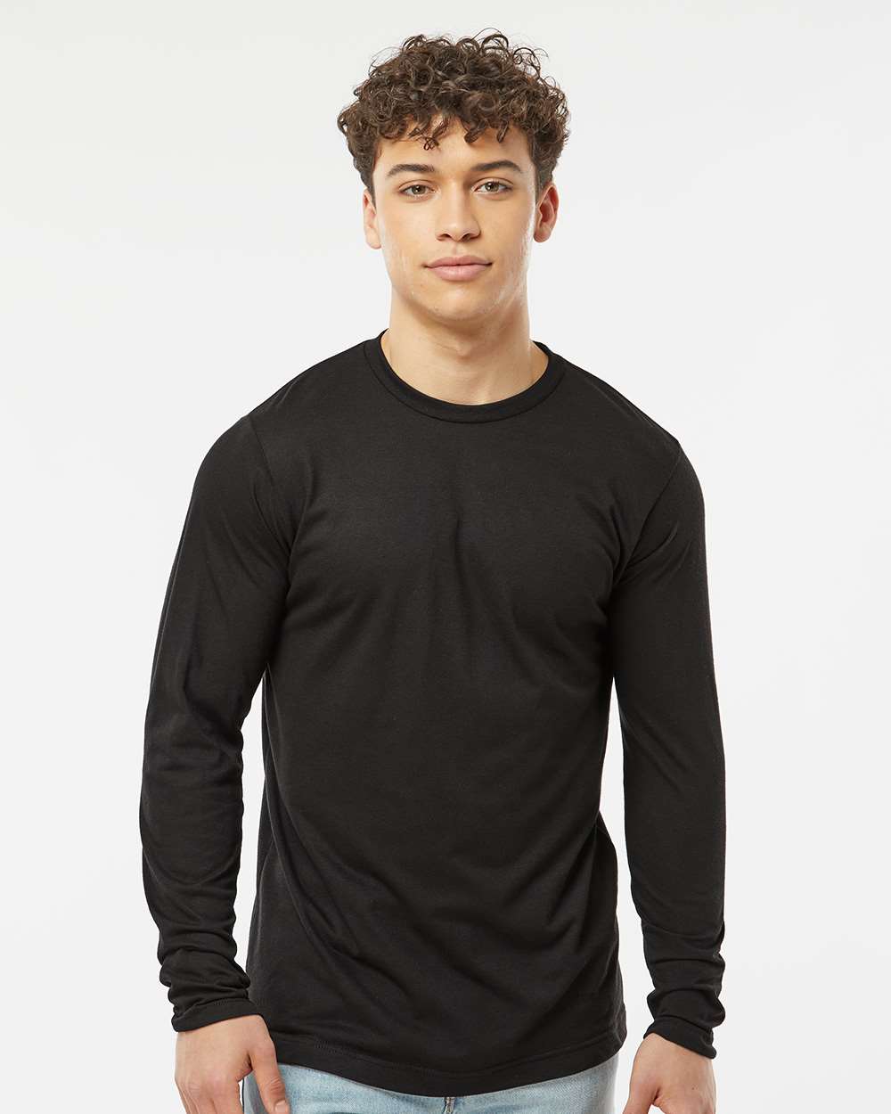 Tultex-242-Poly-Rich Long Sleeve T-Shirt - Image 4