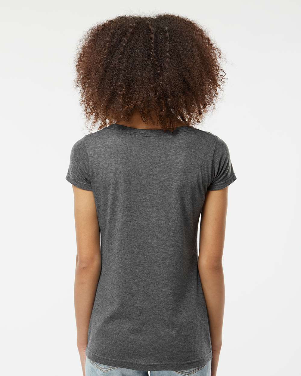 Tultex-243-Women's Poly-Rich Scoop Neck T-Shirt - Image 13