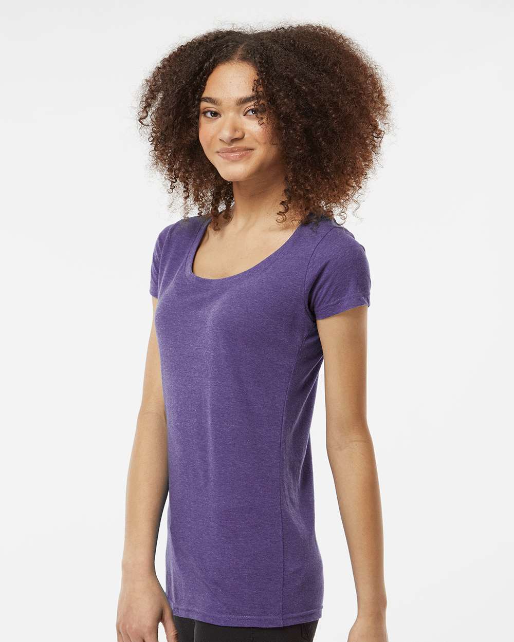 Tultex-243-Women's Poly-Rich Scoop Neck T-Shirt - Image 18