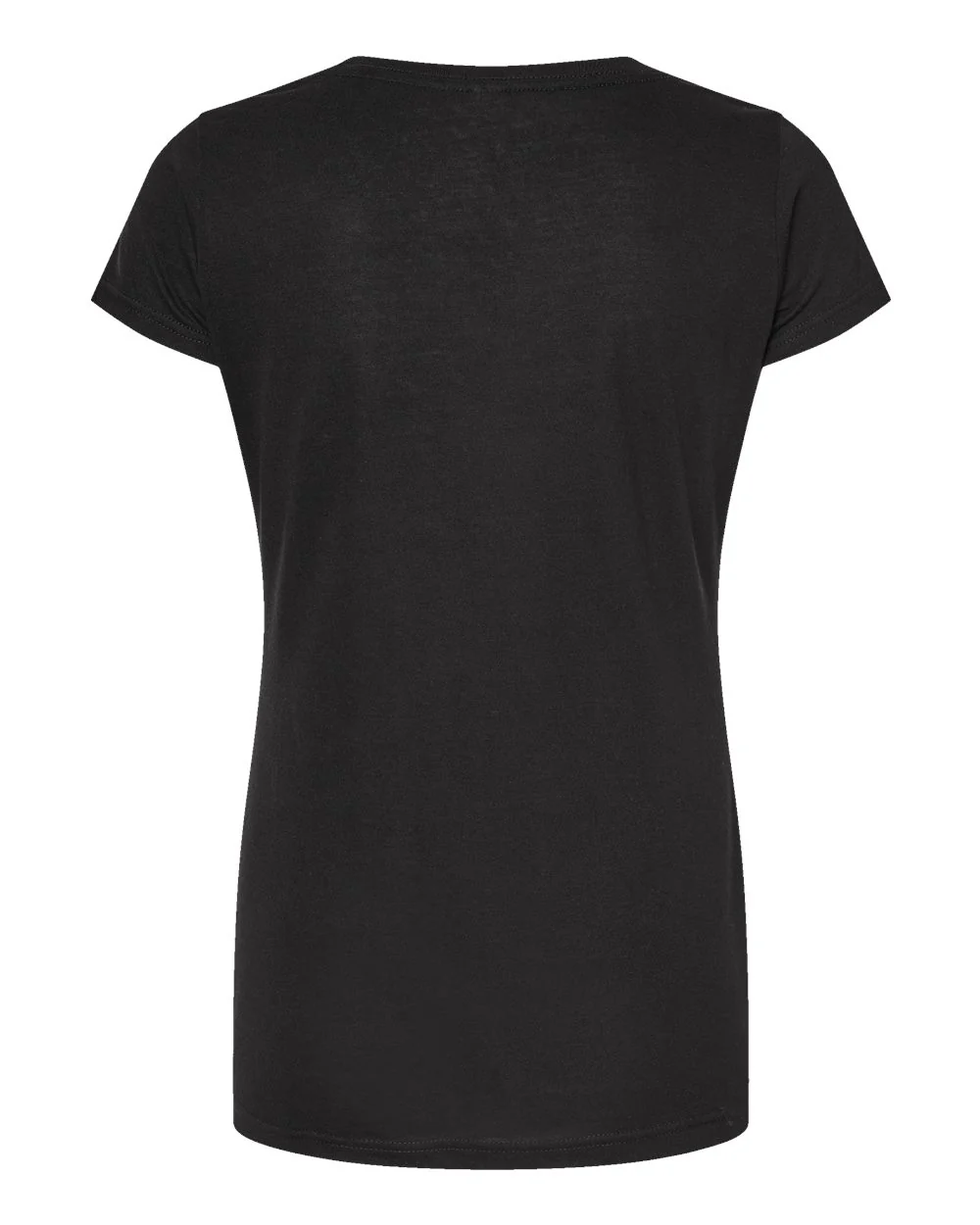 Tultex-243-Women's Poly-Rich Scoop Neck T-Shirt - Image 2