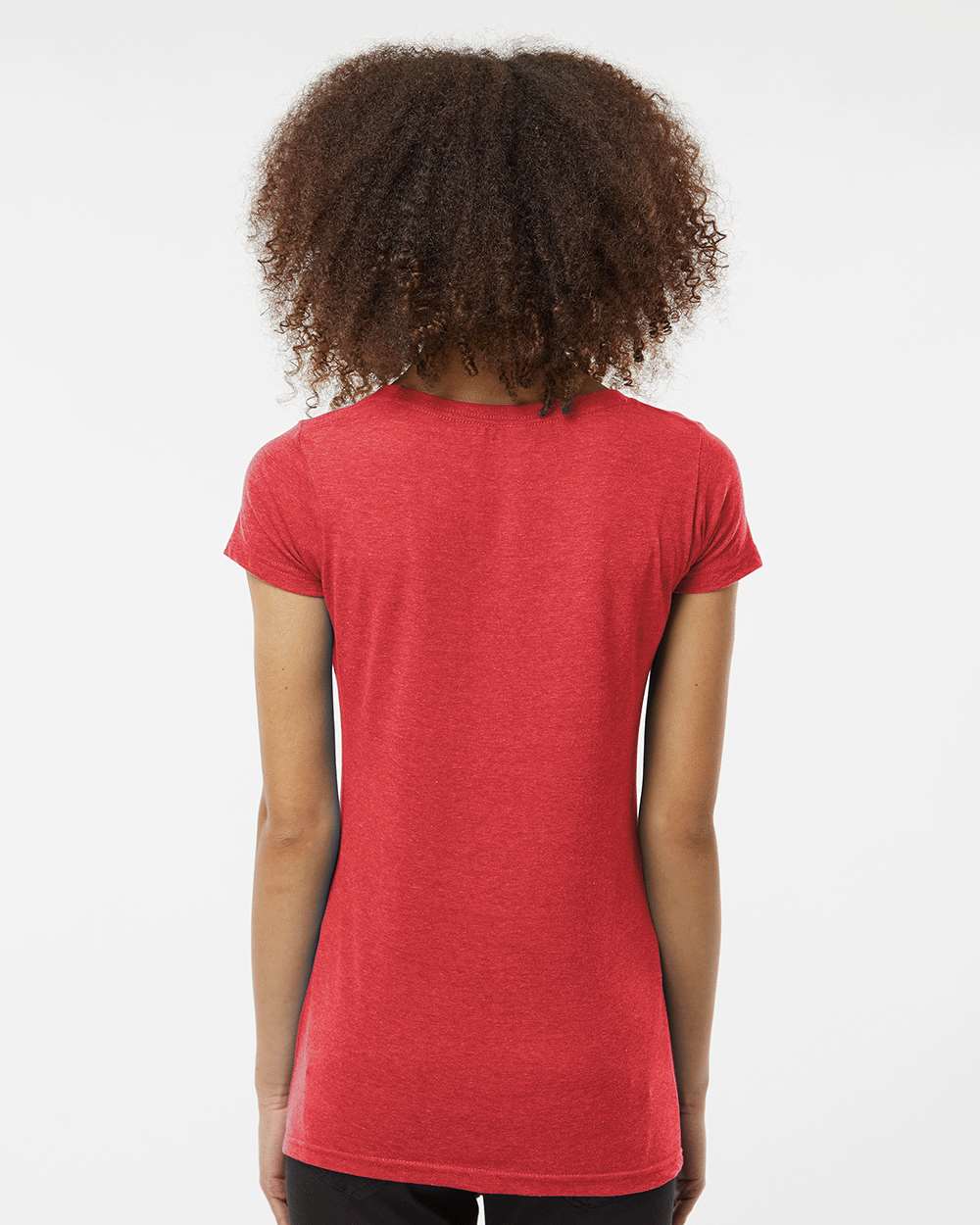 Tultex-243-Women's Poly-Rich Scoop Neck T-Shirt - Image 25