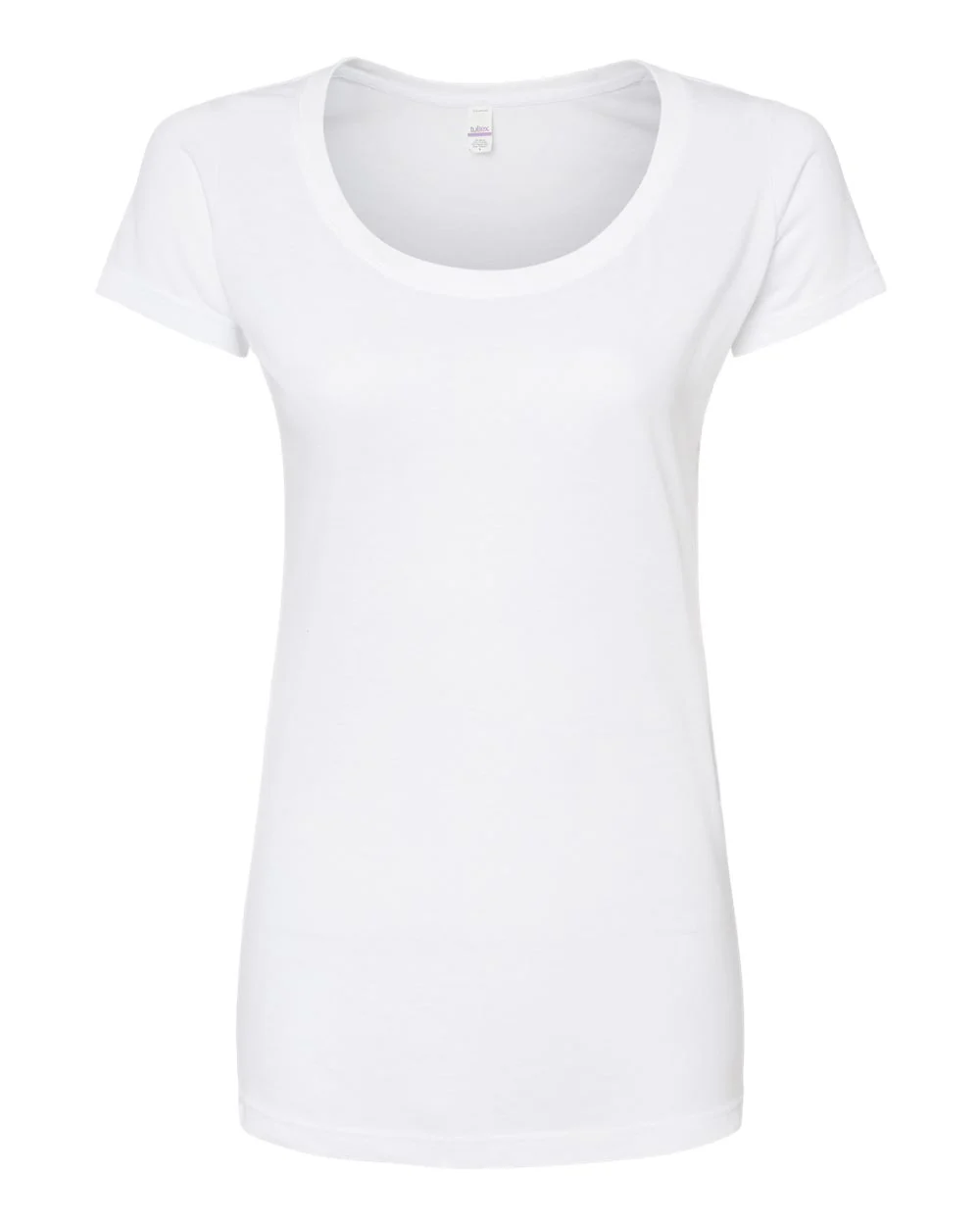 Tultex-243-Women's Poly-Rich Scoop Neck T-Shirt - Image 32