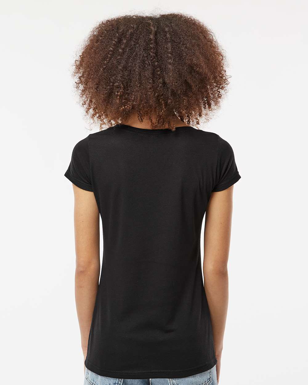 Tultex-243-Women's Poly-Rich Scoop Neck T-Shirt - Image 6