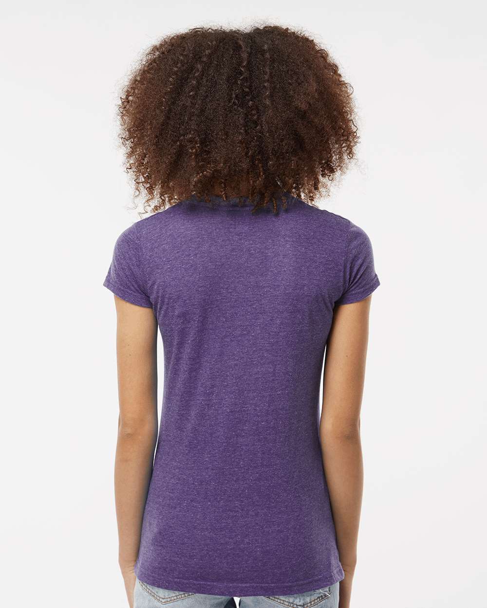 Tultex-244-Women's Poly-Rich V-Neck T-Shirt - Image 19