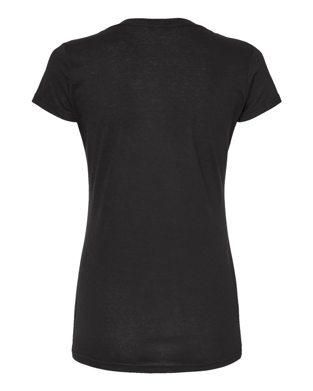 Tultex-244-Women's Poly-Rich V-Neck T-Shirt - Image 2
