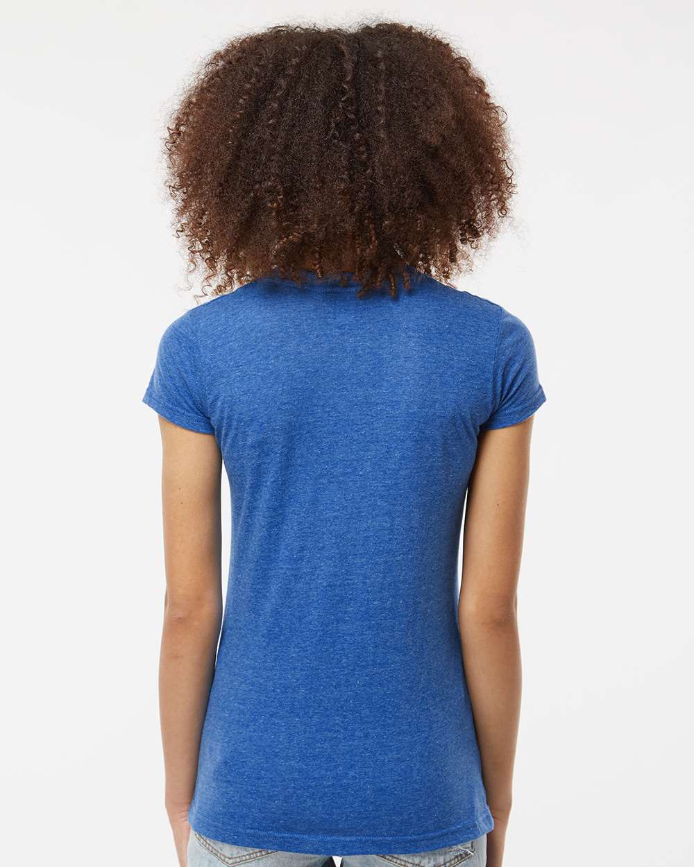 Tultex-244-Women's Poly-Rich V-Neck T-Shirt - Image 31