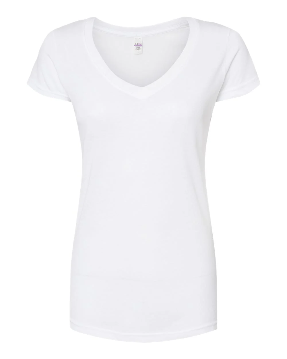 Tultex-244-Women's Poly-Rich V-Neck T-Shirt - Image 32