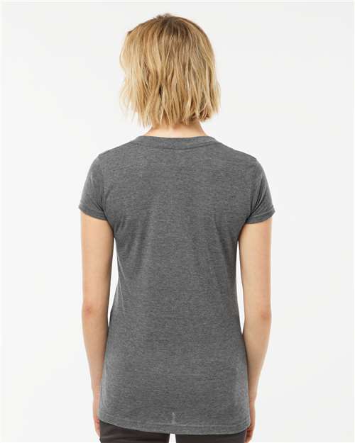 Tultex-244-Women's Poly-Rich V-Neck T-Shirt - Image 42