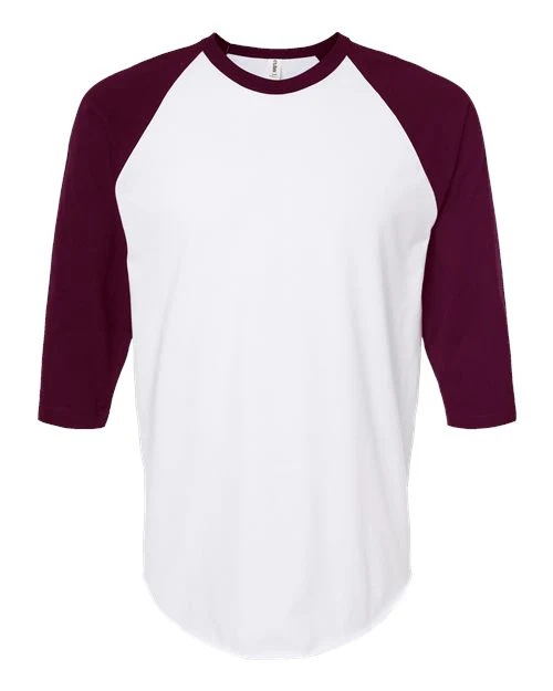 Tultex-245-Fine Jersey Raglan T-Shirt - Image 119