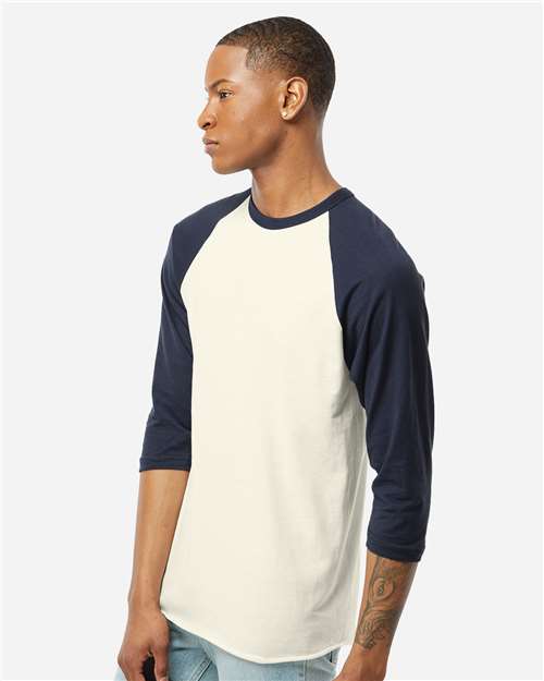 Tultex-245-Fine Jersey Raglan T-Shirt - Image 124