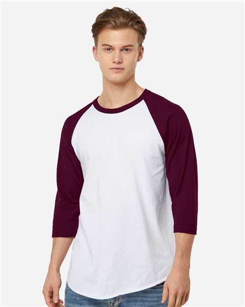 Tultex-245-Fine Jersey Raglan T-Shirt - Image 126