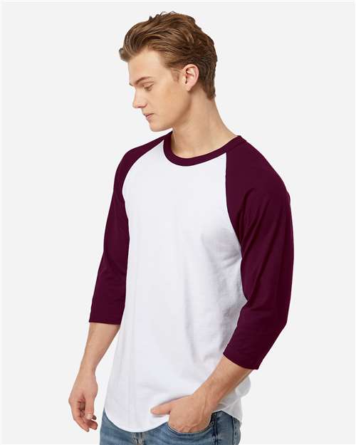 Tultex-245-Fine Jersey Raglan T-Shirt - Image 127