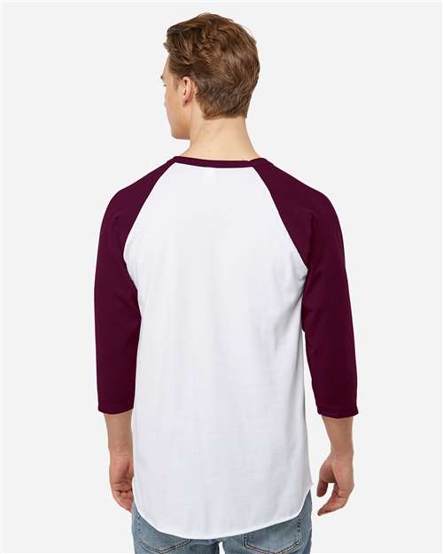 Tultex-245-Fine Jersey Raglan T-Shirt - Image 128