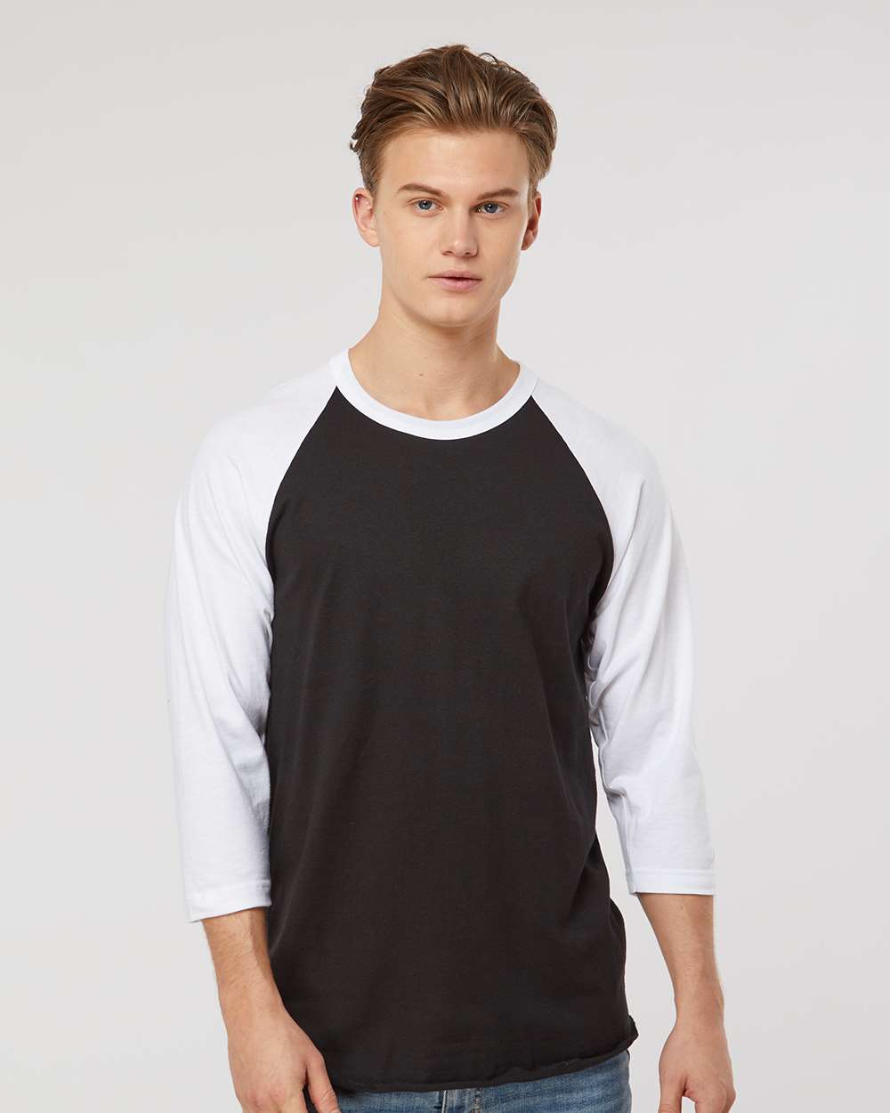 Tultex-245-Fine Jersey Raglan T-Shirt - Image 17