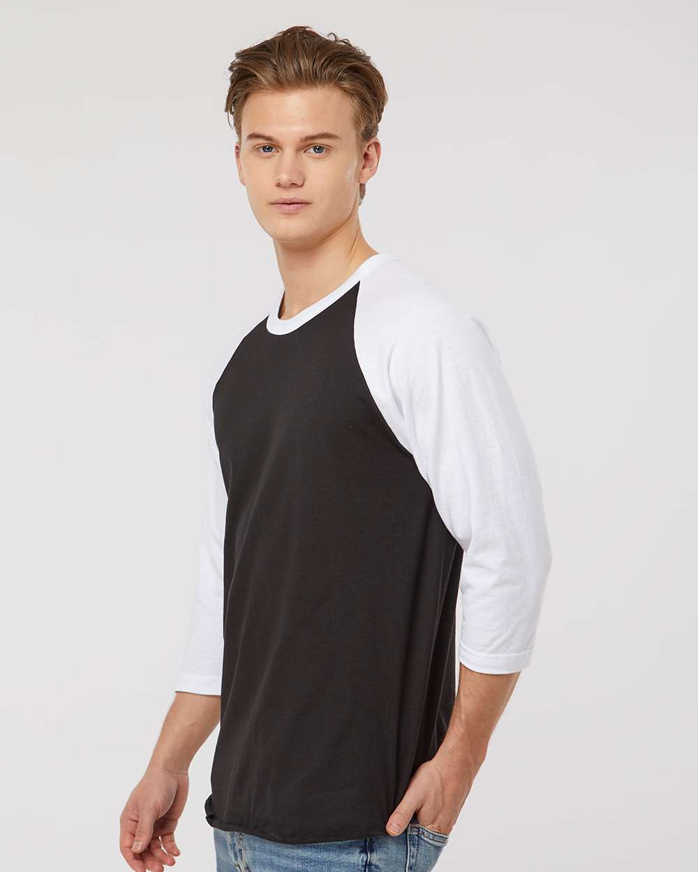 Tultex-245-Fine Jersey Raglan T-Shirt - Image 18