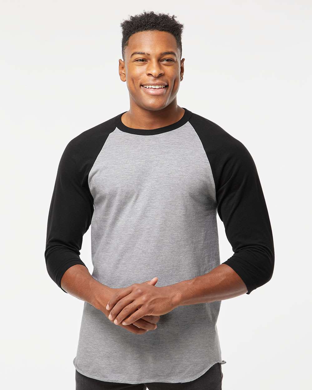 Tultex-245-Fine Jersey Raglan T-Shirt - Image 29
