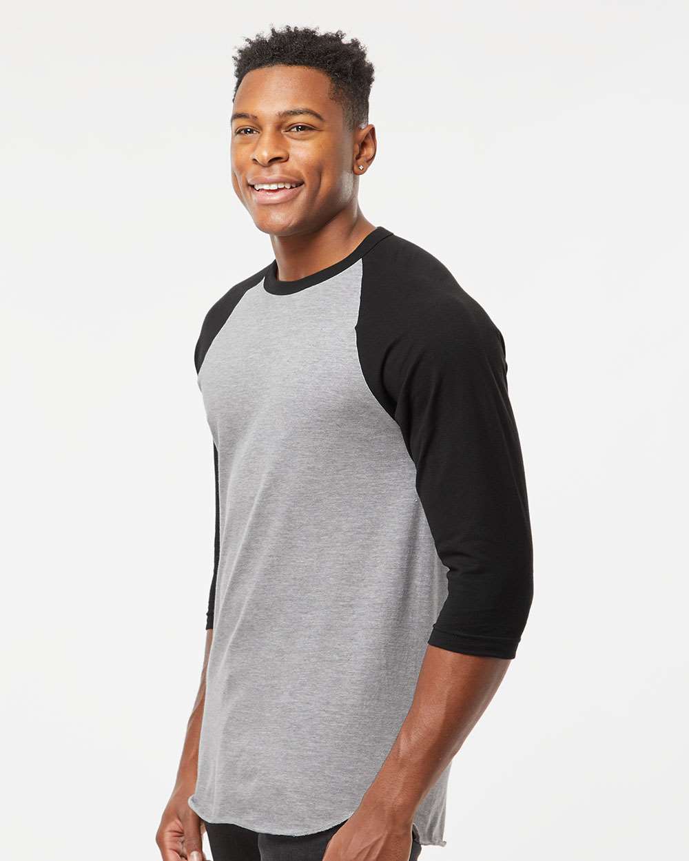 Tultex-245-Fine Jersey Raglan T-Shirt - Image 30