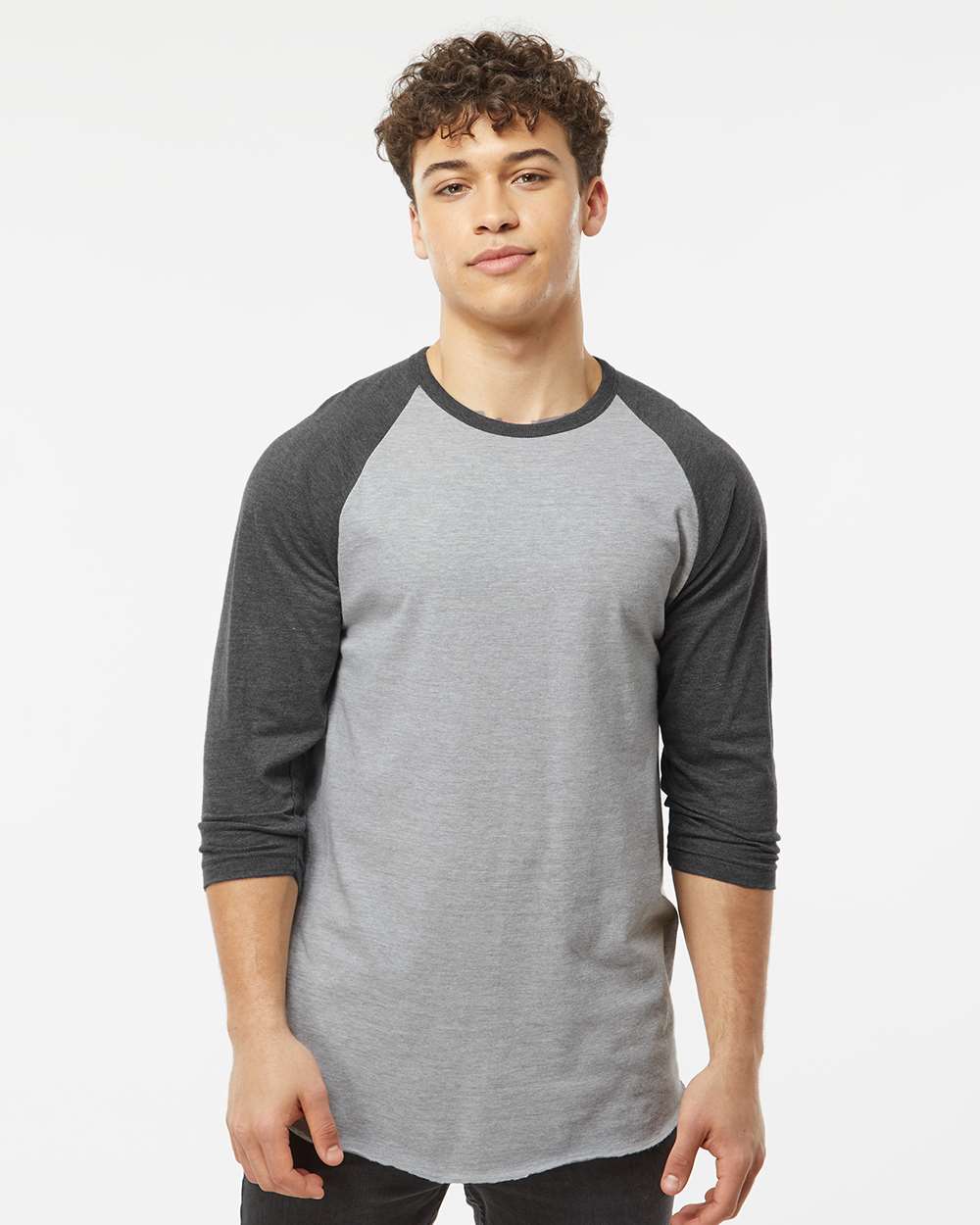 Tultex-245-Fine Jersey Raglan T-Shirt - Image 35