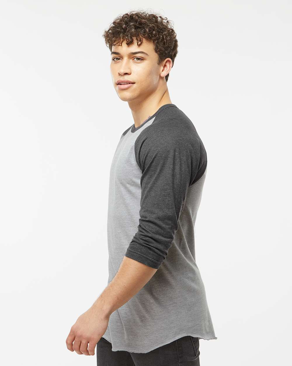 Tultex-245-Fine Jersey Raglan T-Shirt - Image 36