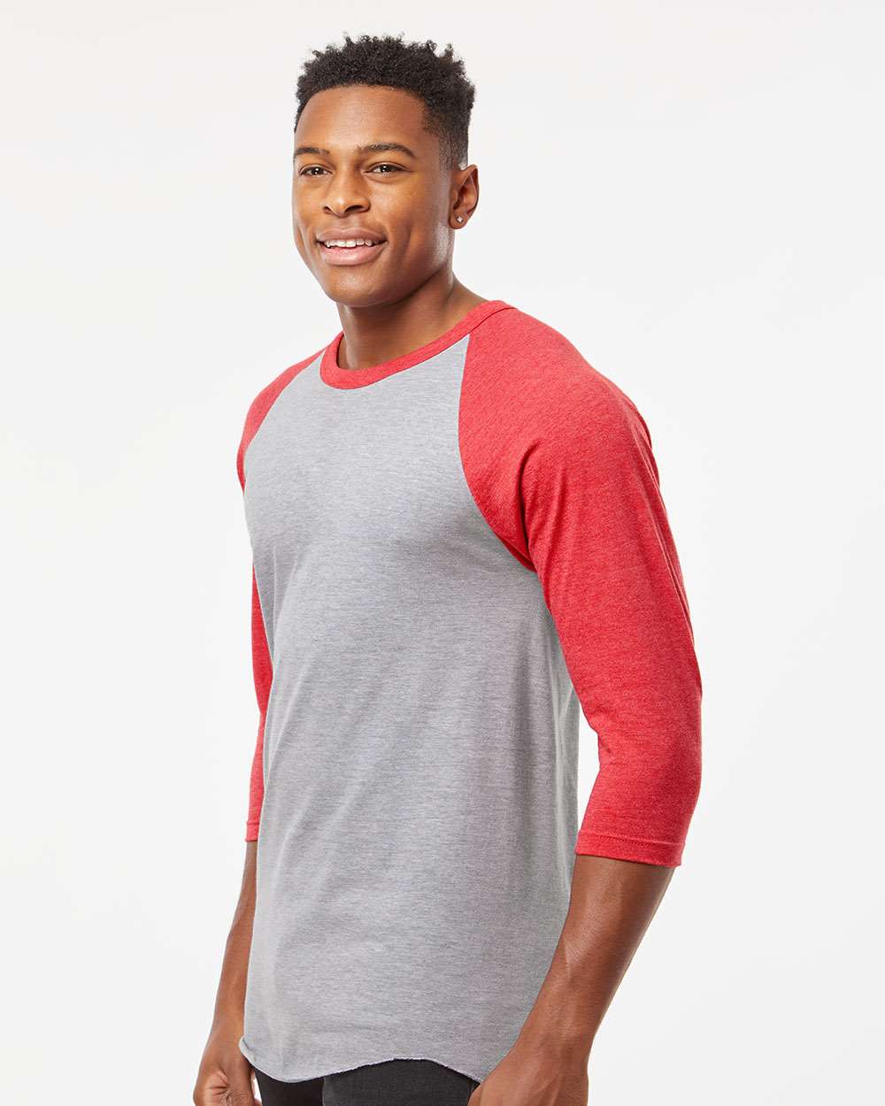 Tultex-245-Fine Jersey Raglan T-Shirt - Image 42