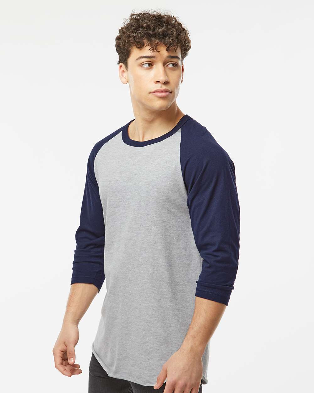 Tultex-245-Fine Jersey Raglan T-Shirt - Image 48
