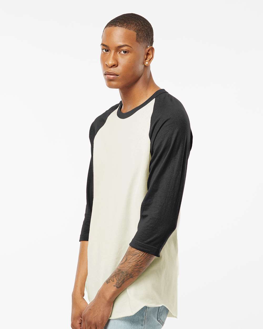 Tultex-245-Fine Jersey Raglan T-Shirt - Image 54