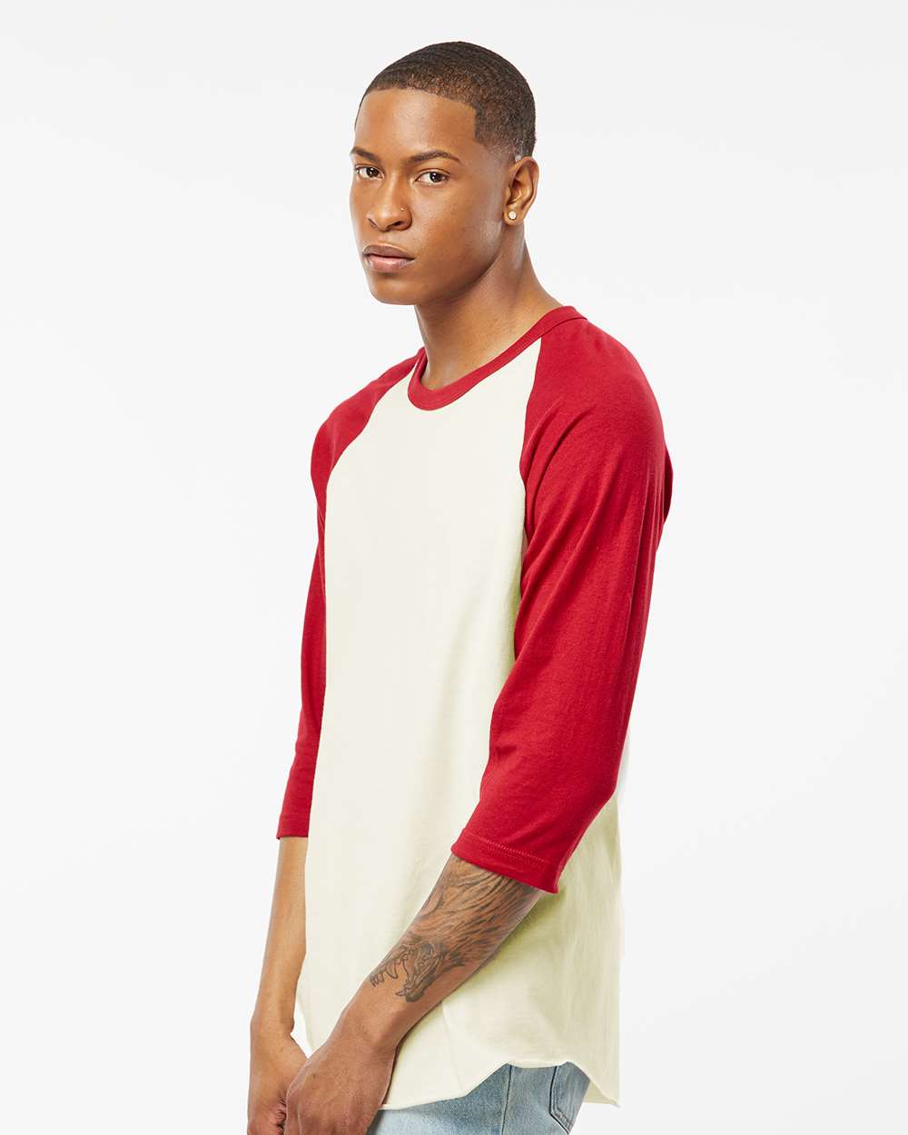 Tultex-245-Fine Jersey Raglan T-Shirt - Image 72