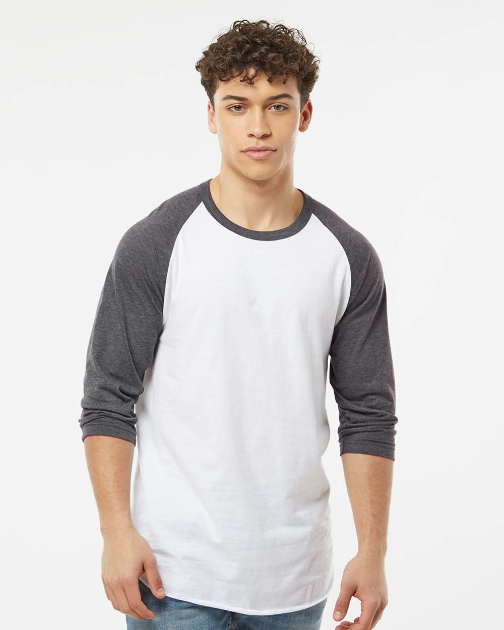 Tultex-245-Fine Jersey Raglan T-Shirt - Image 83