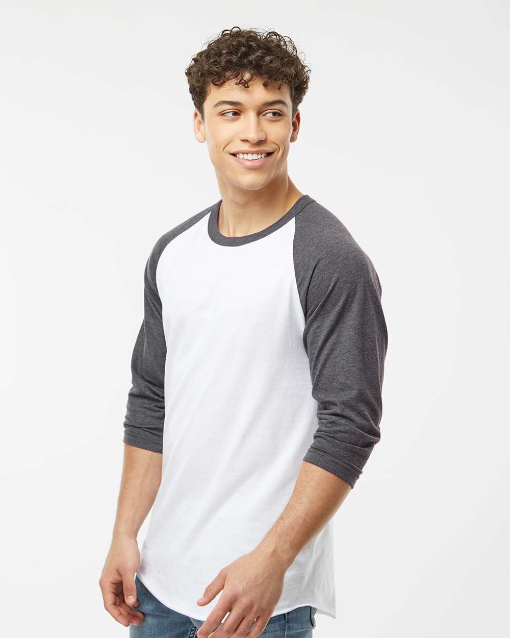 Tultex-245-Fine Jersey Raglan T-Shirt - Image 84