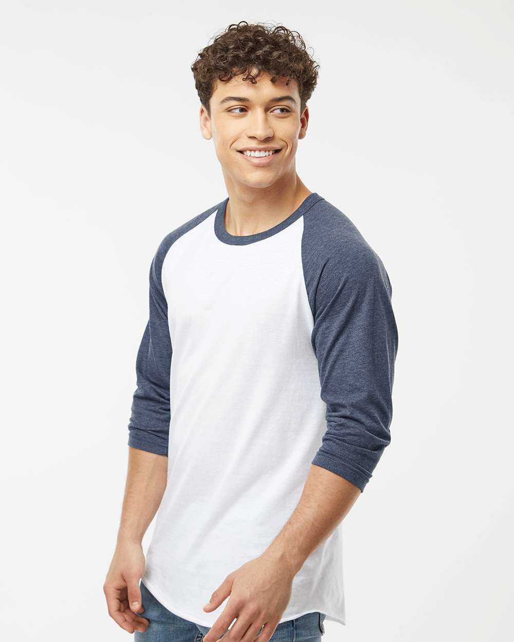 Tultex-245-Fine Jersey Raglan T-Shirt - Image 90