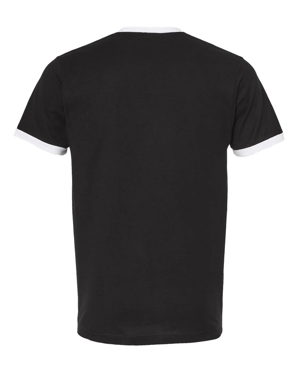 Tultex-246-Fine Jersey Ringer T-Shirt - Image 2