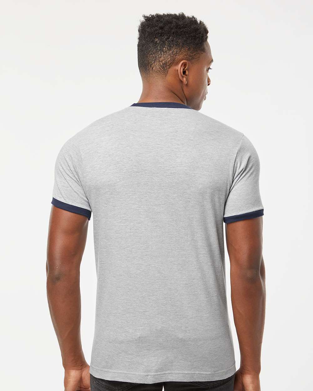 Tultex-246-Fine Jersey Ringer T-Shirt - Image 31