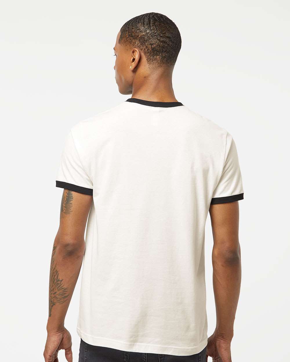Tultex-246-Fine Jersey Ringer T-Shirt - Image 37