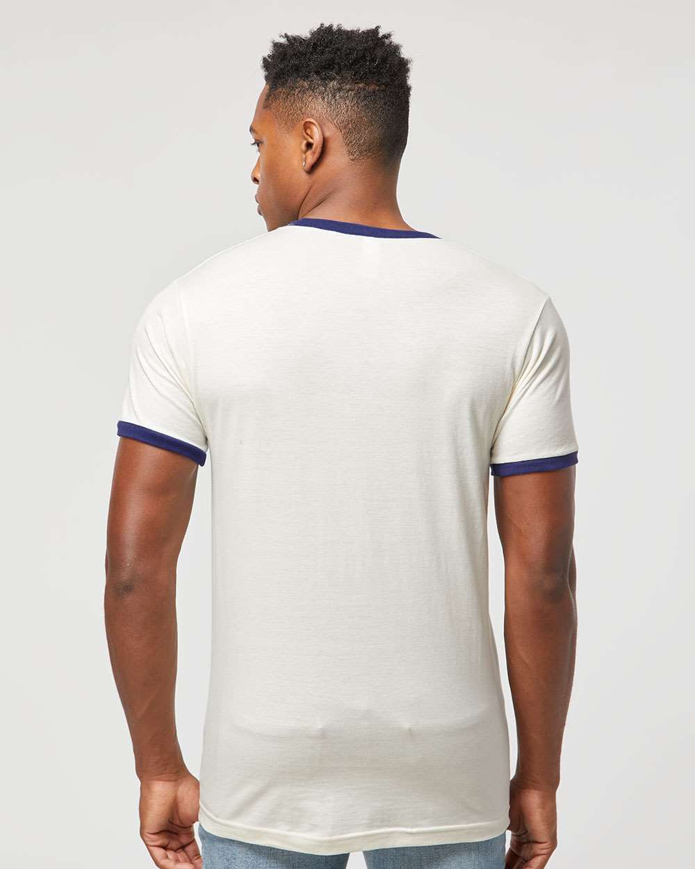 Tultex-246-Fine Jersey Ringer T-Shirt - Image 43