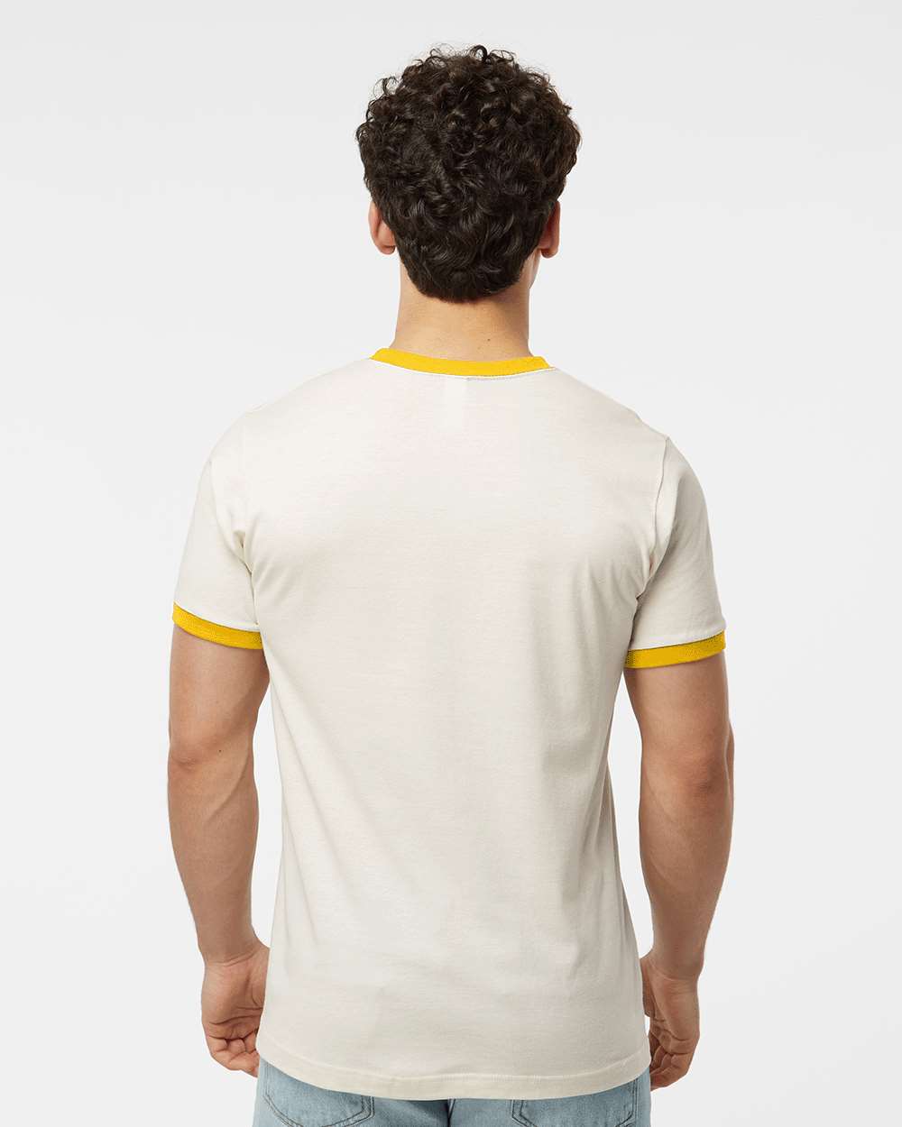 Tultex-246-Fine Jersey Ringer T-Shirt - Image 49