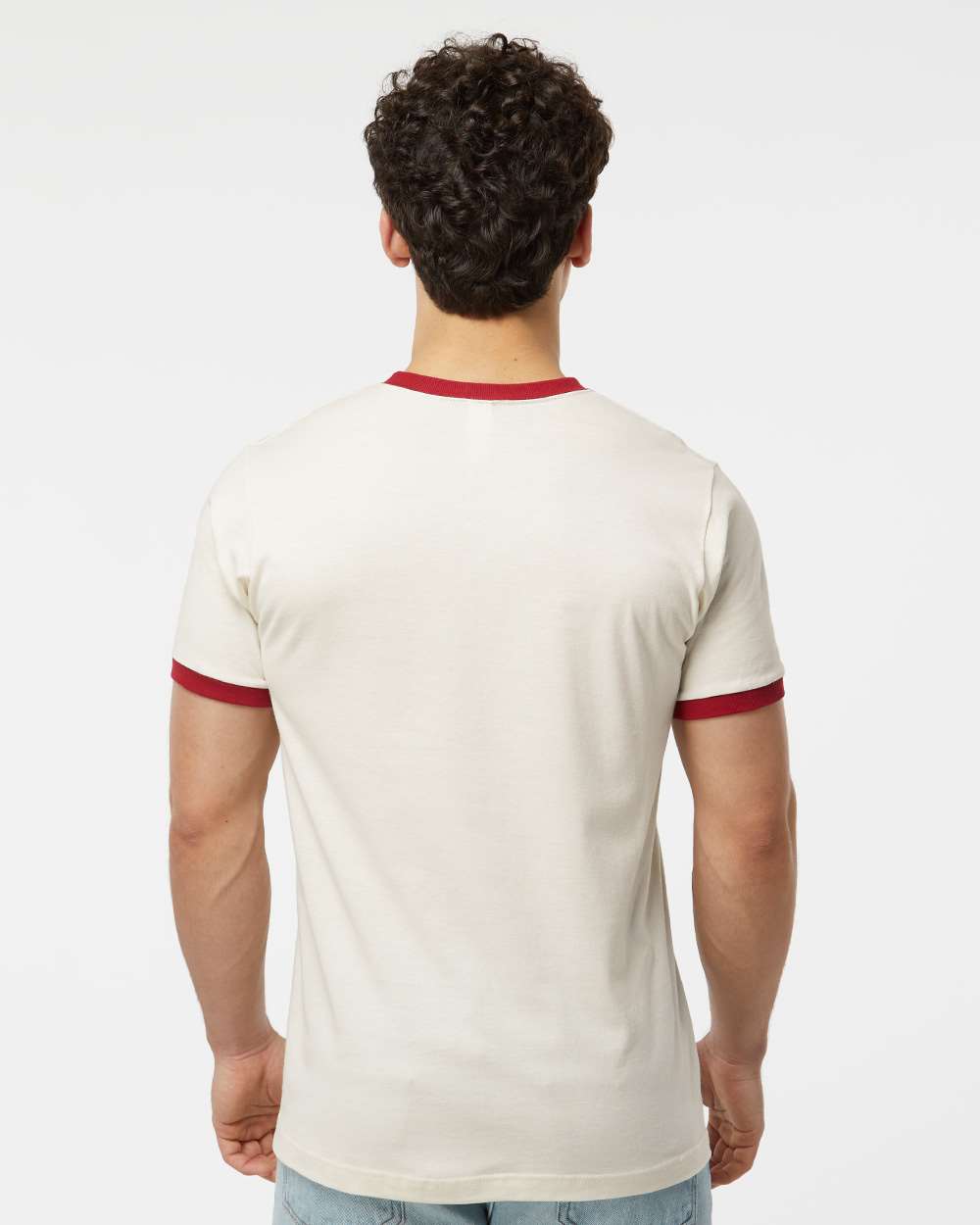 Tultex-246-Fine Jersey Ringer T-Shirt - Image 55