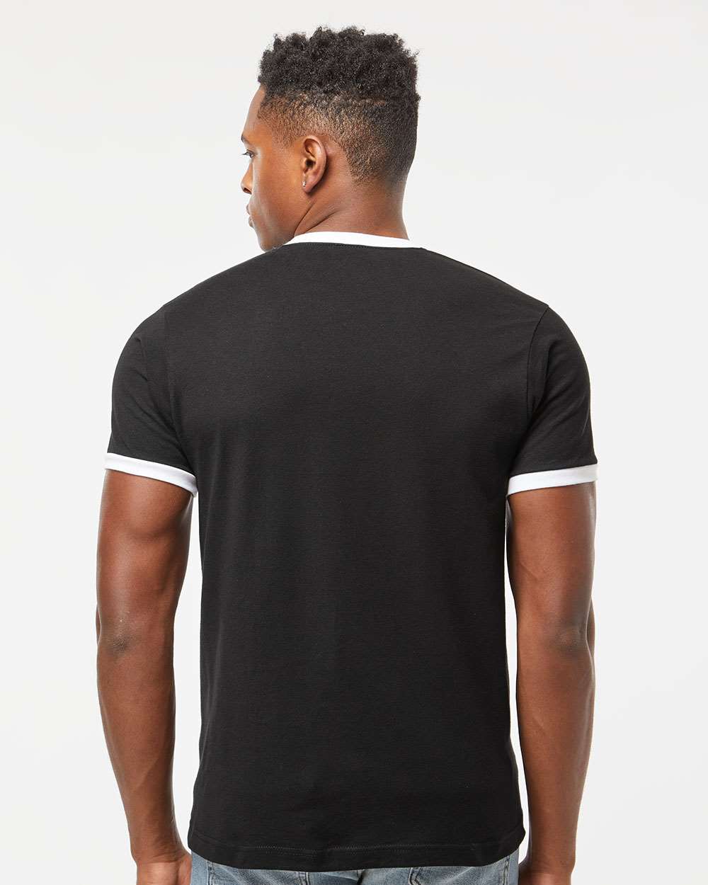 Tultex-246-Fine Jersey Ringer T-Shirt - Image 6