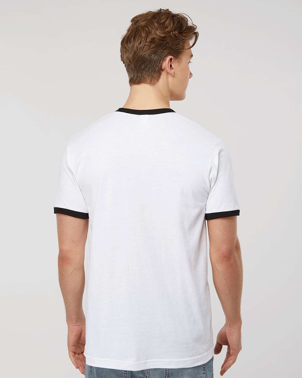 Tultex-246-Fine Jersey Ringer T-Shirt - Image 61