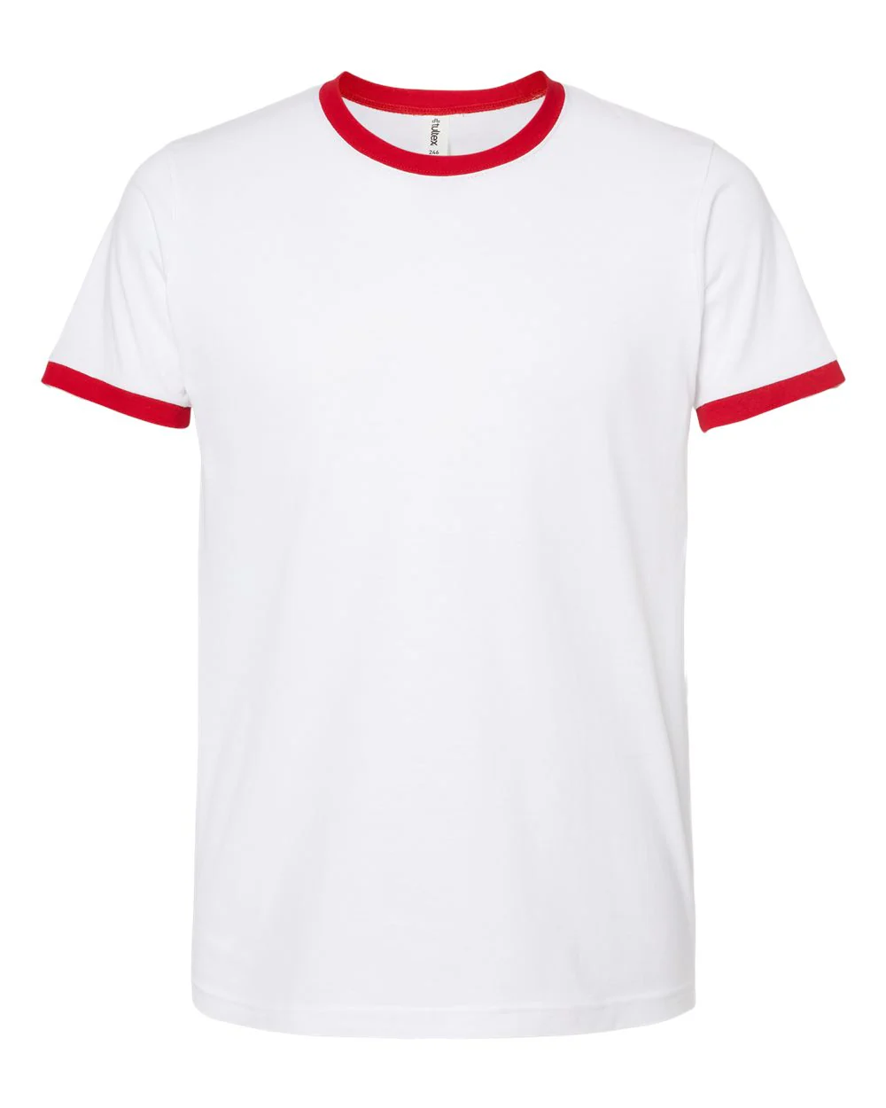 Tultex-246-Fine Jersey Ringer T-Shirt - Image 68
