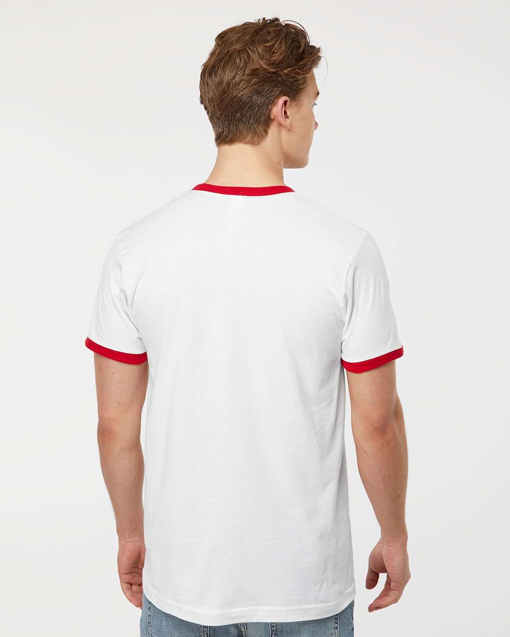 Tultex-246-Fine Jersey Ringer T-Shirt - Image 73