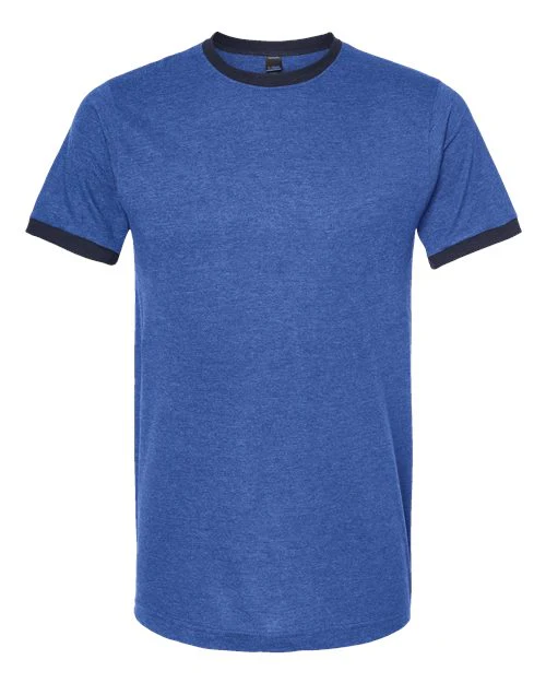 Tultex-246-Fine Jersey Ringer T-Shirt - Image 74