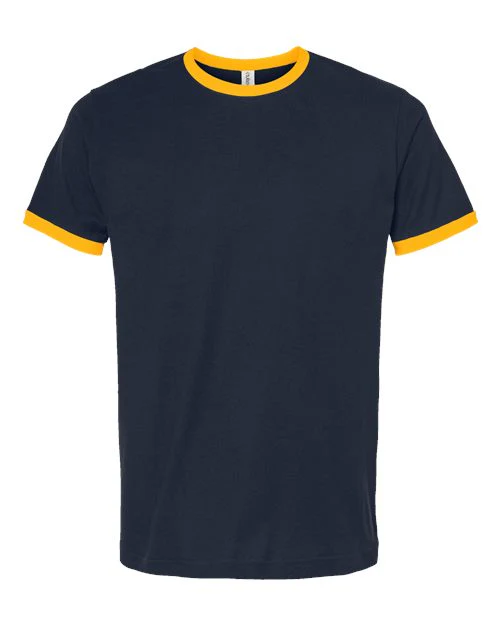 Tultex-246-Fine Jersey Ringer T-Shirt - Image 76